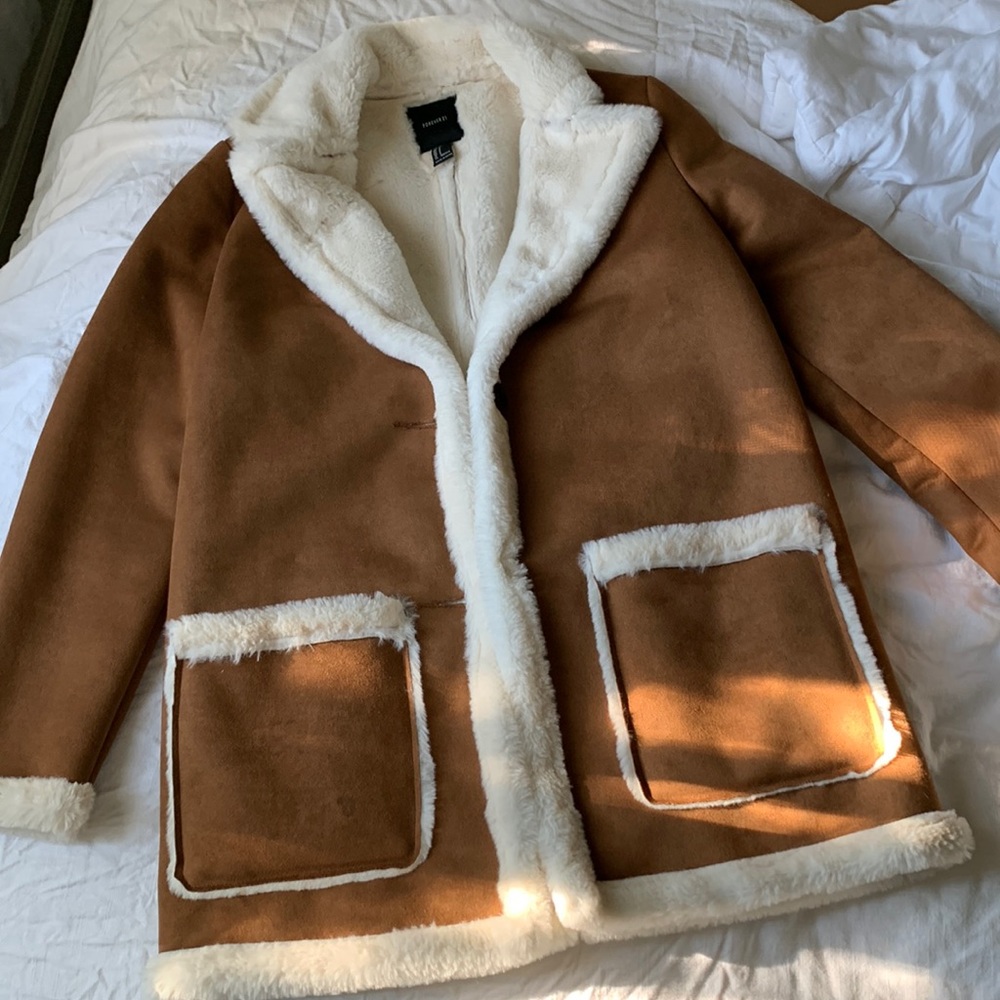 Forever 21 Warm Fuzzy Coat✨